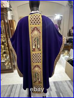 Purple Chasuble Vestment (P00129)