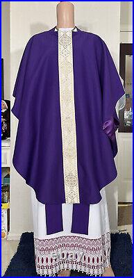Purple Gothic Advent / Lent Chasuble