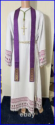 Purple Gothic Advent / Lent Chasuble P0038