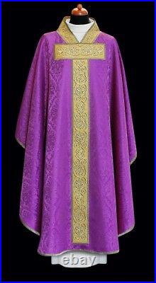 Purple Messgewand Chasuble Vestment Kasel