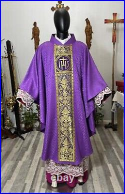 Purple Vestment Chasuble & Stole