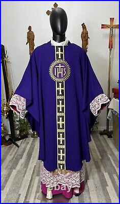 Purple Vestment Chasuble & Stole