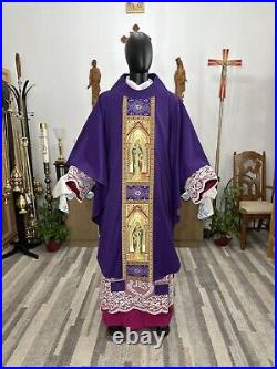 Purple Vestment Chasuble & Stole