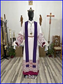 Purple Vestment Chasuble & Stole