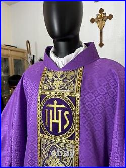 Purple Vestment Chasuble & Stole