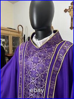Purple Vestment Chasuble & Stole