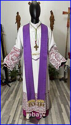 Purple Vestment Chasuble & Stole