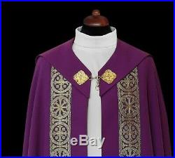 Purple cope Messgewand Chasuble Vestment Kasel