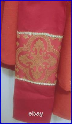 Red Chasuble Red and Gold OrphreywithStole M. Brechet, Paris