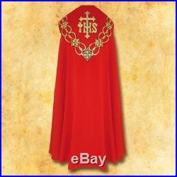 Red Cope Messgewand Chasuble Vestment Kasel