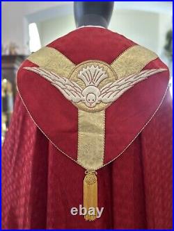 Red Cope + Stole Church Vestment Chasuble