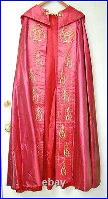 Red Holy Spirit Cope & Stole (#782) Church Vestment Chasuble