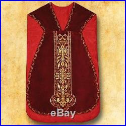 Red Roman Chasuble Red Vestment Kasel Messgewand