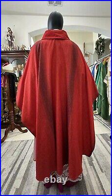 Red Vestment Chasuble & Stole