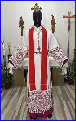 Red Vestment Chasuble & Stole