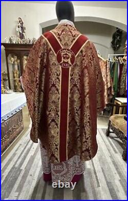 Red Vestment Chasuble & Stole The Passion Of The Lord R00
