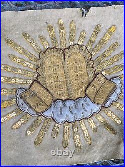 Religious Embroidery & Chasuble Element & Liturgy & Orfroi & 19th Century