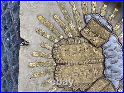 Religious Embroidery & Chasuble Element & Liturgy & Orfroi & 19th Century