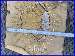 Religious Embroidery & Chasuble Element & Liturgy & Orfroi & 19th Century