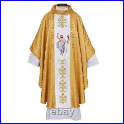 Risen Christ Chasuble, Gold Chasuble Vestments (USUALLY SHIP WITHIN 2 DAYS)