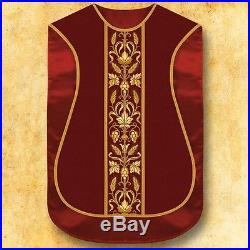 Roman Chasuble Red Vestment Kasel Messgewand