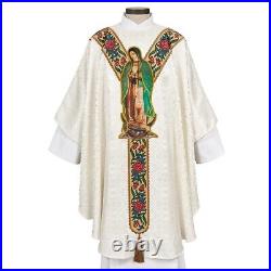 Rosa Collection Chasuble, Our Lady of Guadalupe (USUALLY SHIP WITHIN 2 DAYS)