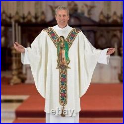 Rosa Collection Chasuble, Our Lady of Guadalupe (USUALLY SHIP WITHIN 2 DAYS)