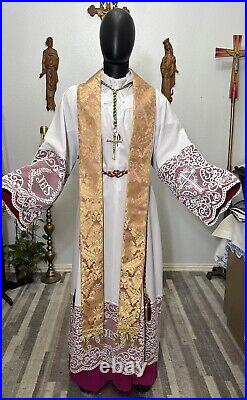 Rose Chasuble + Stole Rose000