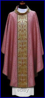 Rose Chasuble Vestment Kasel