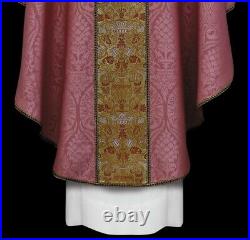 Rose Chasuble Vestment Kasel