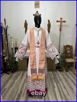 Rose Cope Vestment Chasuble With Stole