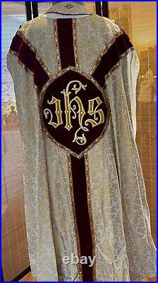 SET Catholic Priest Vestments Chasuble Cope Dalmatic Humeral Chalice veil Burse