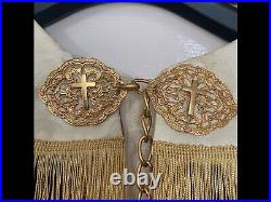 SET Catholic Priest Vestments Chasuble Cope Dalmatic Humeral Chalice veil Burse