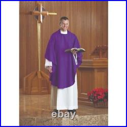 Seasonal Chasuble and Stole Vestment Sets for Everyday Use in Church Set of 4