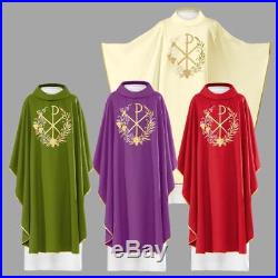 Set Of 4 Chasuble Vestment With Pax Symbol Kasel Casulla Messgewand