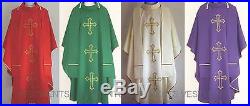 Set Of Four All Colors Chasuble Vestment Kasel Messgewand Casula Casulla Z2