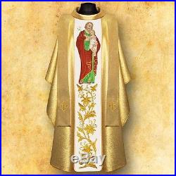 St. Joseph Gold Messgewand Chasuble Vestment Kasel