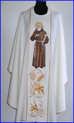 St. Padre Pio Chasuble Vestment Messgewand Kasel