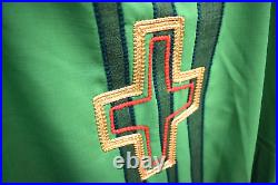 Used Green Vestment Chasuble Without Stole Made by Vanderheym (CU724)