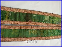 Vintage church silk brocade fabric stole chasuble christian vestment itm958