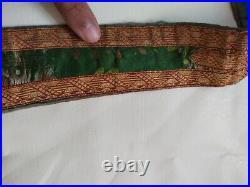 Vintage church silk brocade fabric stole chasuble christian vestment itm958