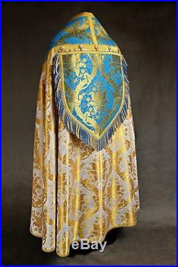 White Cope Vestment Chasuble Kasel Messgewand Stola Maniple Manipel