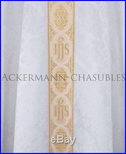 White Chasuble Kasel Messgewand Vestment Casula 213-B20 us