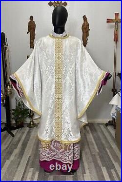 White Chasuble + Stole