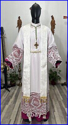 White Chasuble + Stole