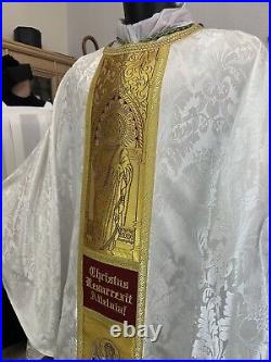 White Chasuble + Stole