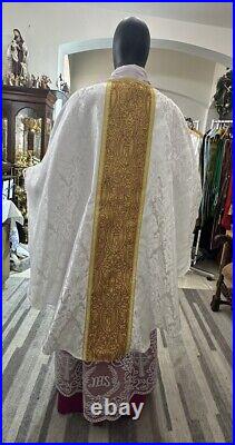 White Chasuble + Stole