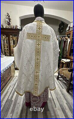 White Chasuble + Stole