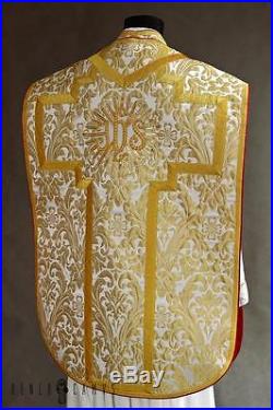 White Vestment Chasuble Kasel Messgewand Stole Stola Maniple Manipel