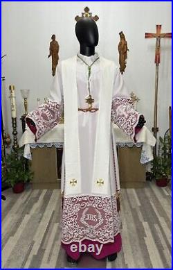 White Vestment Chasuble & Stole